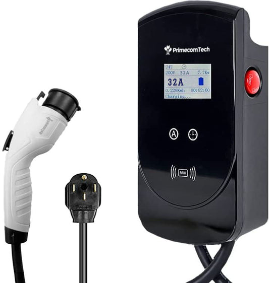 Level 2 EV Charger - 32 & 40 Amp 220 Volt 25 & 30 Feet Length