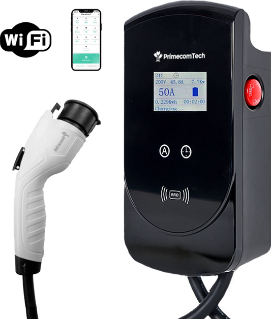 Level 2  EV Charger - 50 or 80 Amp 50 Feet Cord Lengths