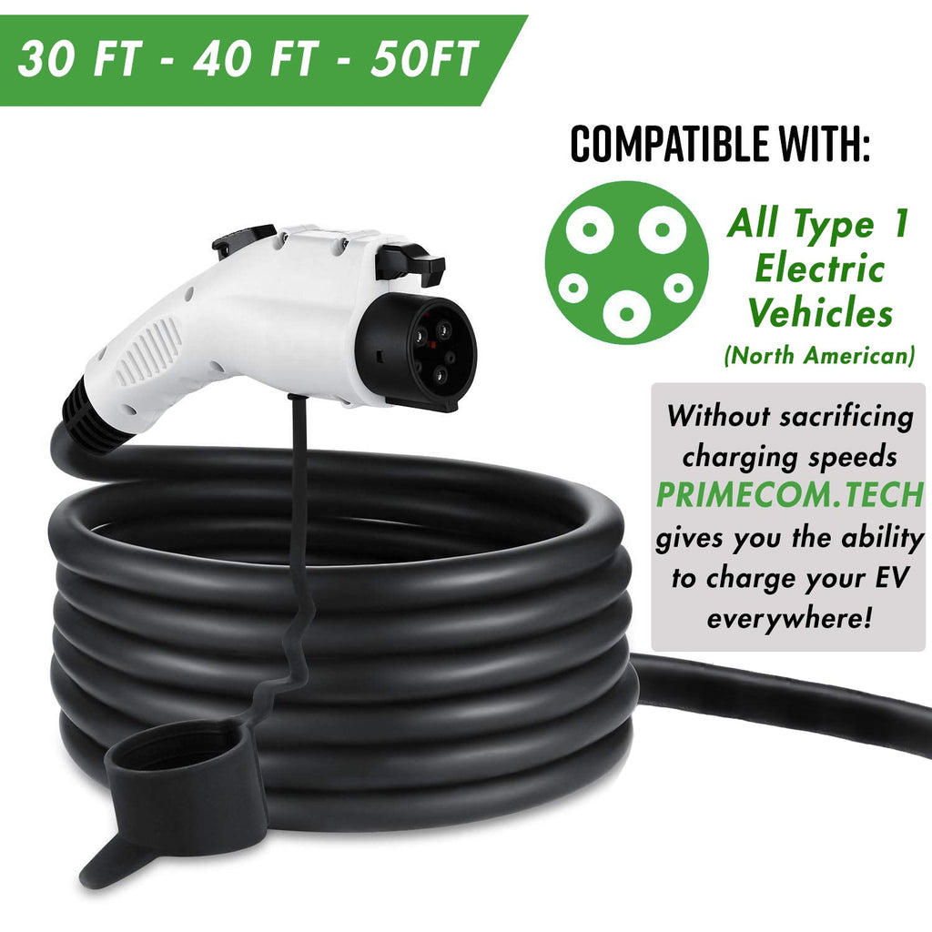 Level 2 EV charger 24 AMP Amperage Adjustable: 10A - 16A - 24A