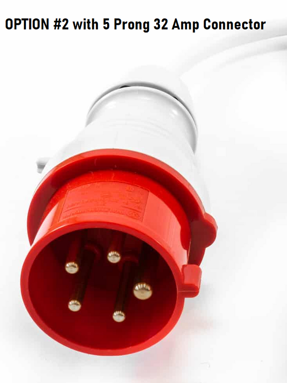 SAE J3068  22kW EV Charger 480V / 277V AC 32 Amp 3-Phase Wallbox