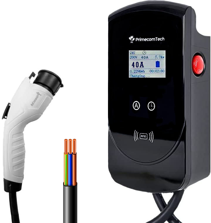 Level 2 EV Charger - 32 & 40 Amp 220 Volt 25 & 30 Feet Length