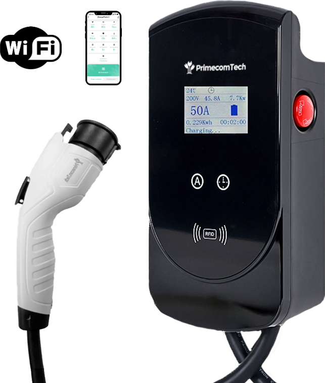 Level 2  EV Charger - 50 or 80 Amp 50 Feet Cord Lengths