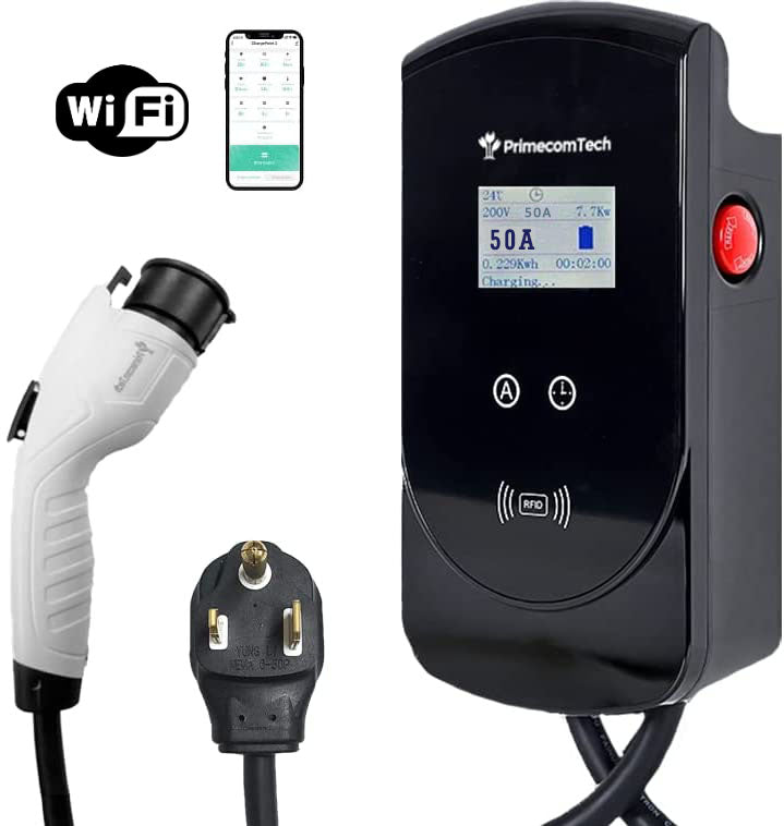 Level 2  EV Charger - 50 or 80 Amp 50 Feet Cord Lengths