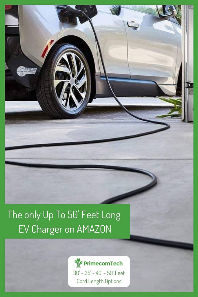 Level 2 EV charger 24 AMP Amperage Adjustable: 10A - 16A - 24A
