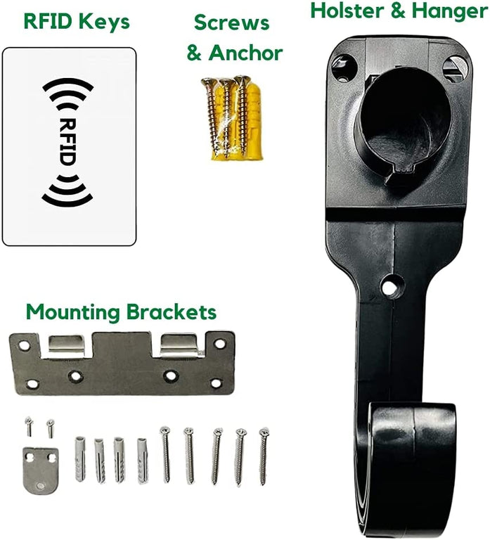 Level 2 EV Charger 80 Amp - 277/480 Volt AC 2/3 Phase J1772 - 50 Feet Cord Lengths