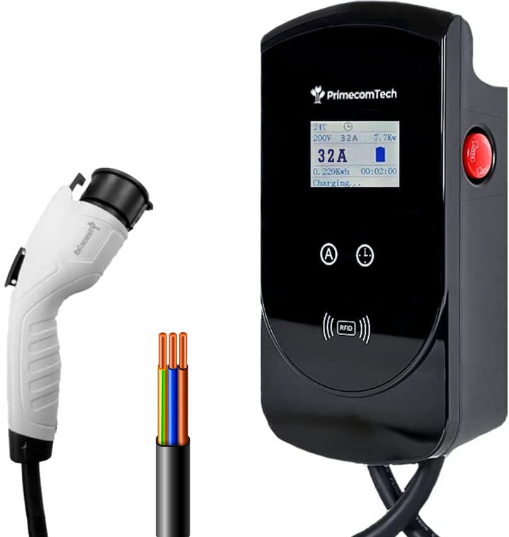 Level 2 EV Charger - 32 & 40 Amp 220 Volt 25 & 30 Feet Length