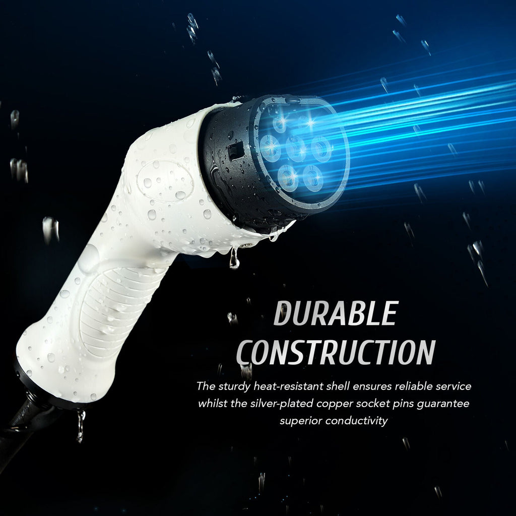 SAE J3068  22kW EV Charger 480V / 277V AC 32 Amp 3-Phase Wallbox